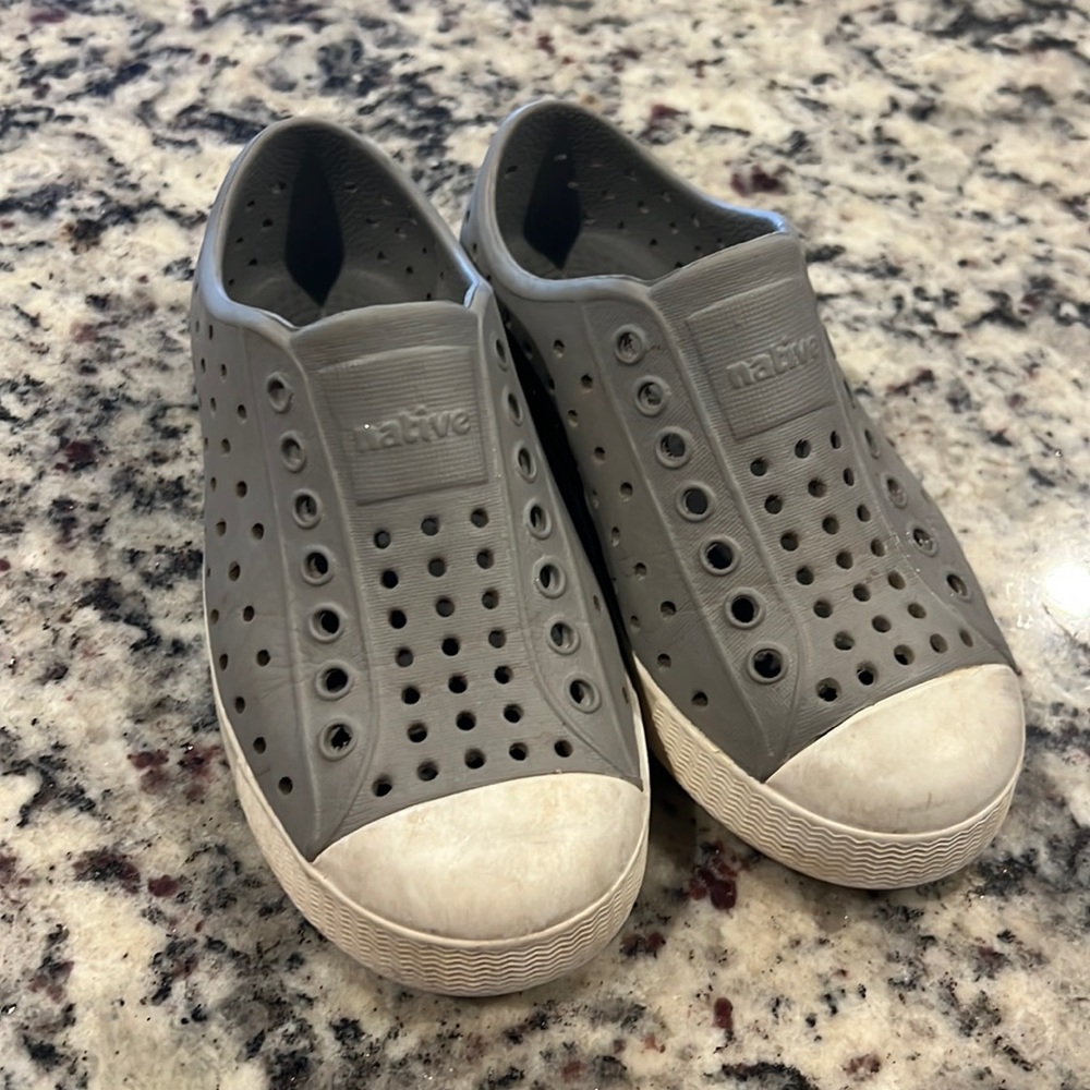 Grey Native shoes size 10C